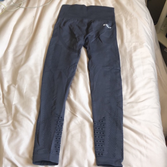 2 for $55 - Highwaisted Laser Cut Leggings - Picture 2 of 8